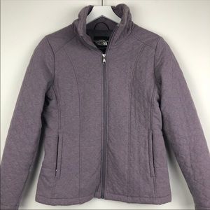 The North Face quilted knit jacket